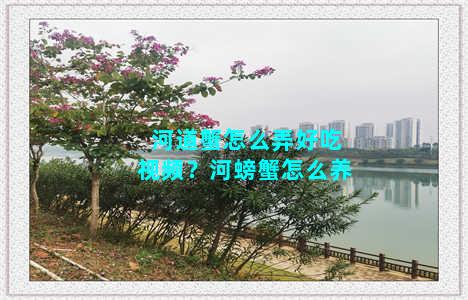 河道蟹怎么弄好吃视频？河螃蟹怎么养