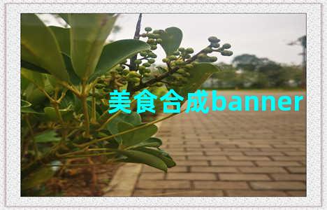 美食合成banner